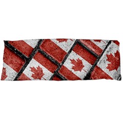 Canadian Flag Motif Pattern Body Pillow Case (dakimakura) by dflcprints