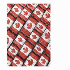 Canadian Flag Motif Pattern Small Garden Flag (two Sides) by dflcprints