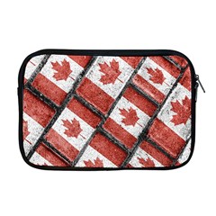 Canadian Flag Motif Pattern Apple Macbook Pro 17  Zipper Case