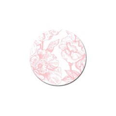 Vintage Pink Floral Golf Ball Marker (4 Pack) by NouveauDesign