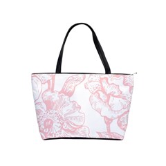 Vintage Pink Floral Shoulder Handbags