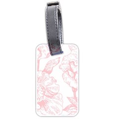 Vintage Pink Floral Luggage Tags (two Sides) by NouveauDesign