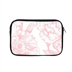 Vintage Pink Floral Apple Macbook Pro 15  Zipper Case by NouveauDesign