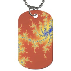 Fractals Dog Tag (one Side) by NouveauDesign