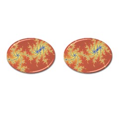 Fractals Cufflinks (oval) by NouveauDesign