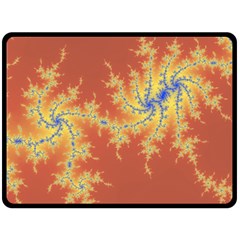 Fractals Fleece Blanket (large)  by NouveauDesign