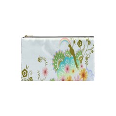 Wreaths Sexy Flower Star Leaf Rose Sunflower Bird Summer Cosmetic Bag (small)  by Mariart