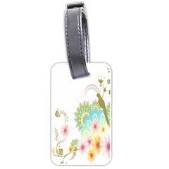 Wreaths Sexy Flower Star Leaf Rose Sunflower Bird Summer Luggage Tags (two Sides)