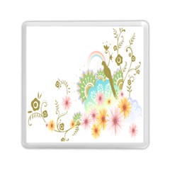 Wreaths Sexy Flower Star Leaf Rose Sunflower Bird Summer Memory Card Reader (square) 