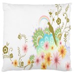 Wreaths Sexy Flower Star Leaf Rose Sunflower Bird Summer Large Cushion Case (One Side) Front