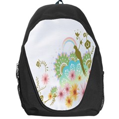 Wreaths Sexy Flower Star Leaf Rose Sunflower Bird Summer Backpack Bag by Mariart