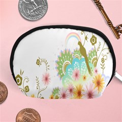 Wreaths Sexy Flower Star Leaf Rose Sunflower Bird Summer Accessory Pouches (medium)  by Mariart