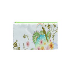 Wreaths Sexy Flower Star Leaf Rose Sunflower Bird Summer Cosmetic Bag (xs) by Mariart