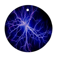 Blue Sky Light Space Ornament (round) by Mariart