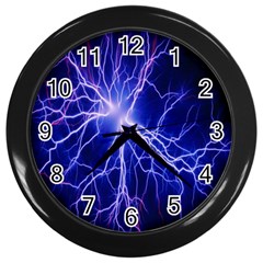 Blue Sky Light Space Wall Clocks (black)