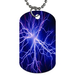 Blue Sky Light Space Dog Tag (one Side)