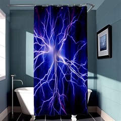 Blue Sky Light Space Shower Curtain 36  X 72  (stall) 