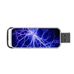 Blue Sky Light Space Portable Usb Flash (one Side)