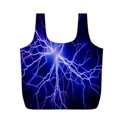 Blue Sky Light Space Full Print Recycle Bags (m)  by Mariart