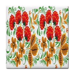 Flower Floral Red Yellow Leaf Green Sexy Summer Tile Coasters by Mariart