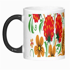 Flower Floral Red Yellow Leaf Green Sexy Summer Morph Mugs by Mariart