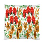 Flower Floral Red Yellow Leaf Green Sexy Summer Standard Cushion Case (One Side) Front