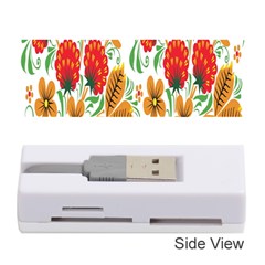 Flower Floral Red Yellow Leaf Green Sexy Summer Memory Card Reader (stick) 