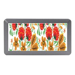 Flower Floral Red Yellow Leaf Green Sexy Summer Memory Card Reader (mini)