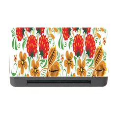 Flower Floral Red Yellow Leaf Green Sexy Summer Memory Card Reader With Cf