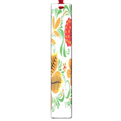 Flower Floral Red Yellow Leaf Green Sexy Summer Large Book Marks