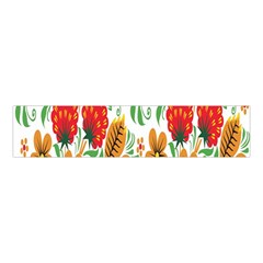 Flower Floral Red Yellow Leaf Green Sexy Summer Velvet Scrunchie by Mariart