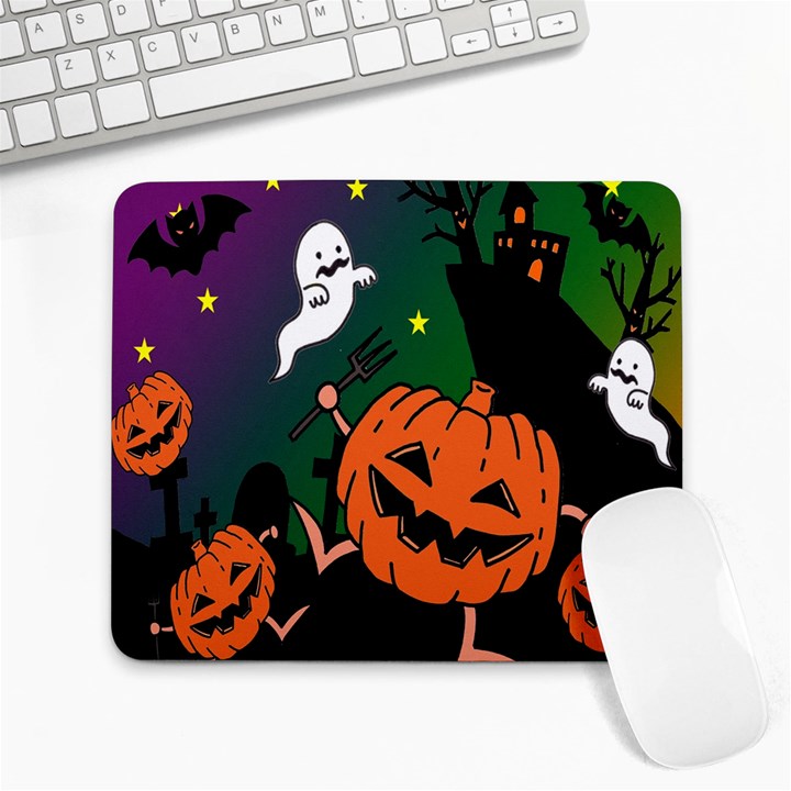 Happy Halloween Large Mousepads