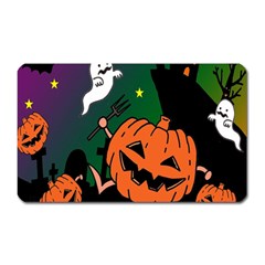 Happy Halloween Magnet (rectangular) by Mariart