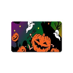 Happy Halloween Magnet (name Card)