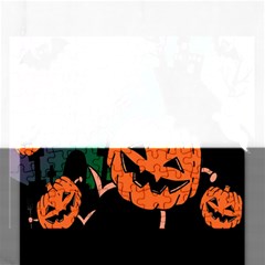 Happy Halloween Rectangular Jigsaw Puzzl by Mariart