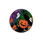 Happy Halloween Hat Clip Ball Marker Front