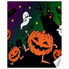 Happy Halloween Canvas 16  X 20   by Mariart