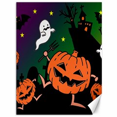 Happy Halloween Canvas 36  X 48   by Mariart