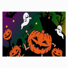 Happy Halloween Large Glasses Cloth by Mariart