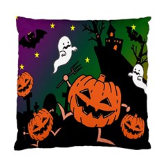 Happy Halloween Standard Cushion Case (two Sides) by Mariart