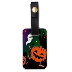 Happy Halloween Luggage Tags (one Side)  by Mariart