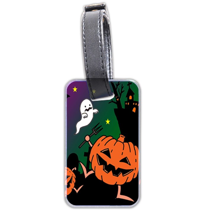 Happy Halloween Luggage Tags (Two Sides)