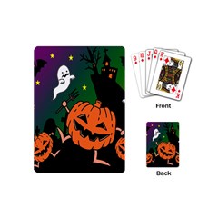 Happy Halloween Playing Cards (mini)  by Mariart