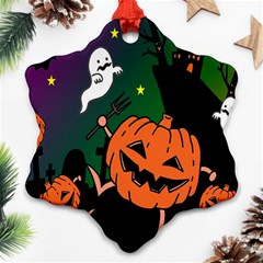 Happy Halloween Ornament (snowflake)