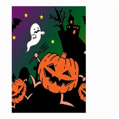 Happy Halloween Small Garden Flag (two Sides)