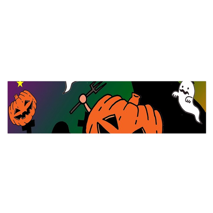 Happy Halloween Satin Scarf (Oblong)