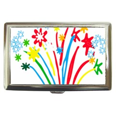 Fireworks Rainbow Flower Cigarette Money Cases