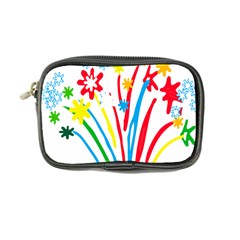 Fireworks Rainbow Flower Coin Purse