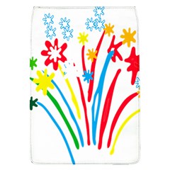 Fireworks Rainbow Flower Flap Covers (l)  by Mariart