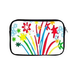 Fireworks Rainbow Flower Apple Macbook Pro 13  Zipper Case by Mariart